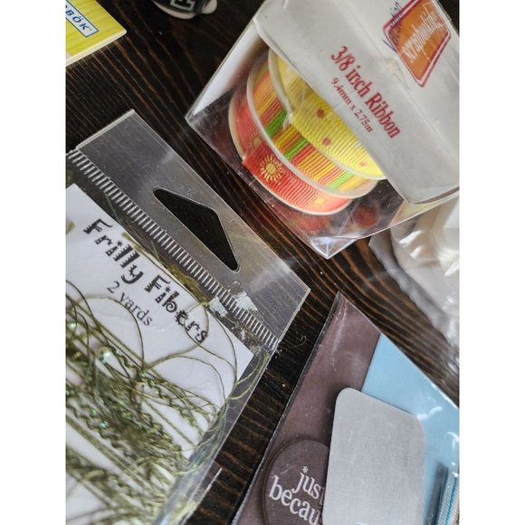 LOT - Journal Scrapbook Embellishments Ribbon & Accessories Retired New #26 - Picture 5 of 16